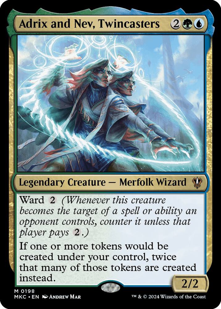 Adrix and Nev, Twincasters card image