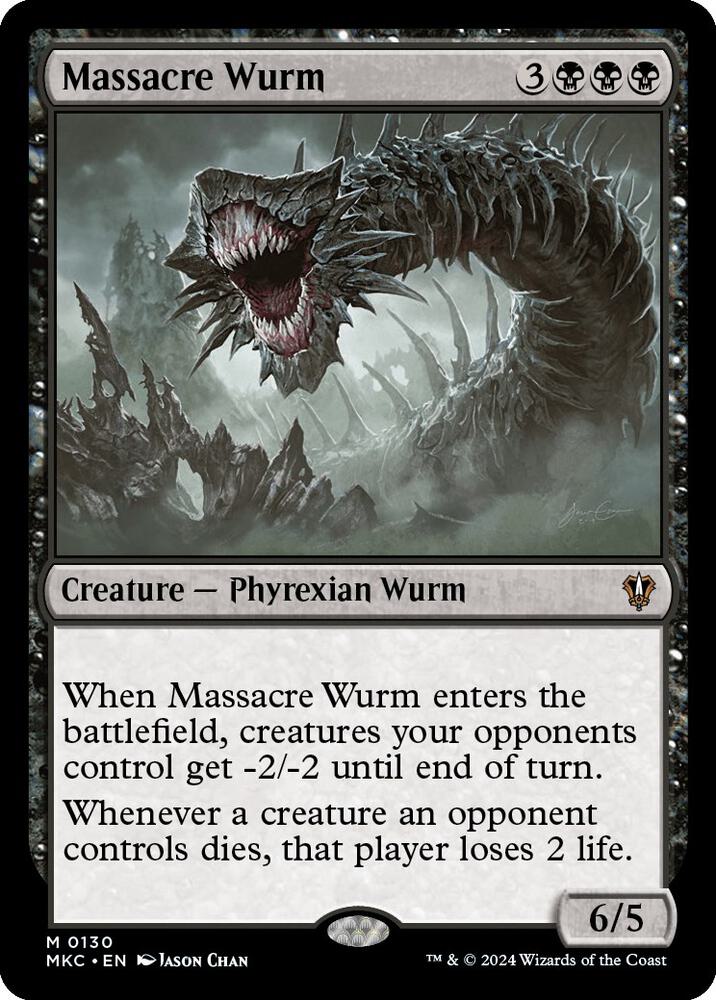 Massacre Wurm card image