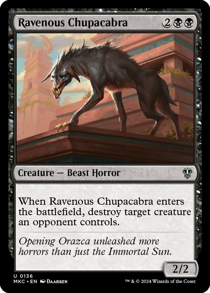 Ravenous Chupacabra card image