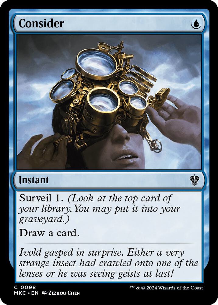 Consider card image