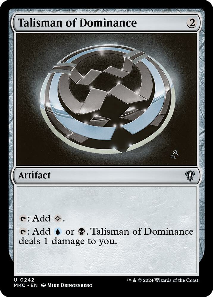 Talisman of Dominance card image
