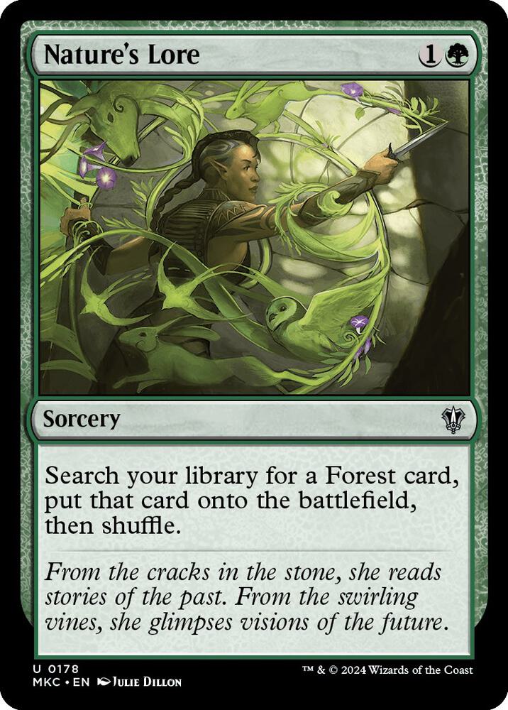 Nature's Lore card image