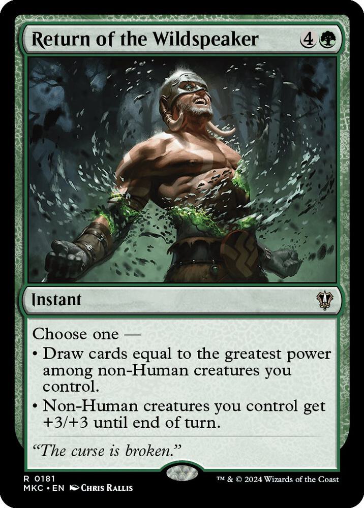 Return of the Wildspeaker card image