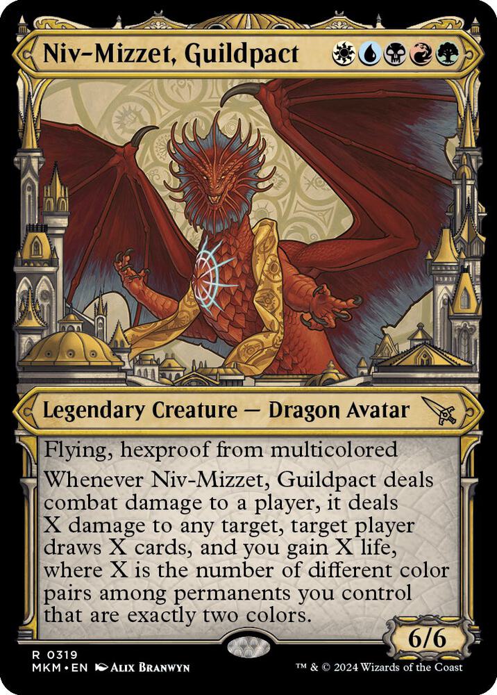 Niv-Mizzet, Guildpact (Showcase) (319) card image