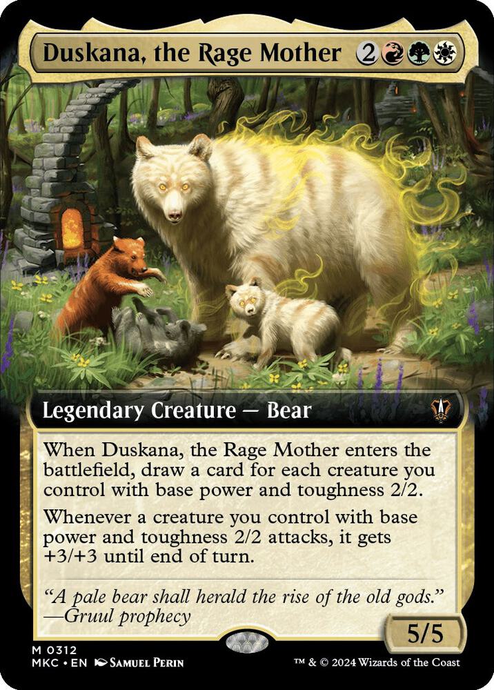 Duskana, the Rage Mother (Extended Art) card image