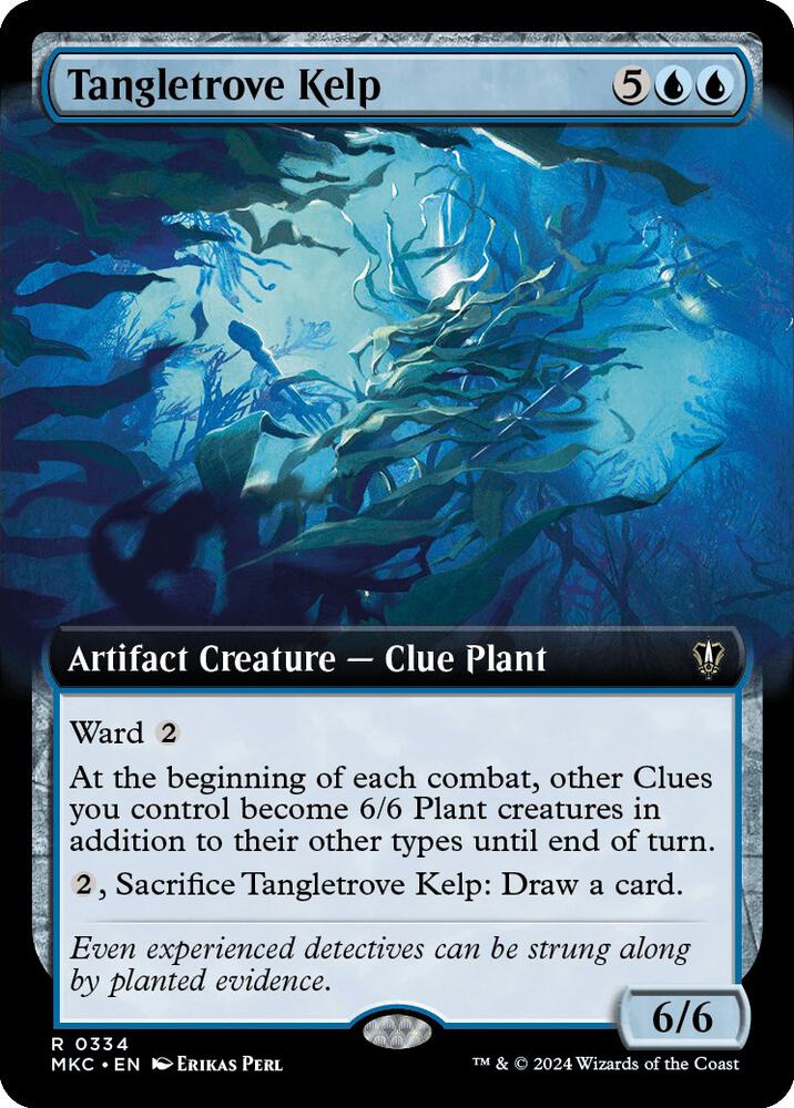 Tangletrove Kelp (Extended Art) card image