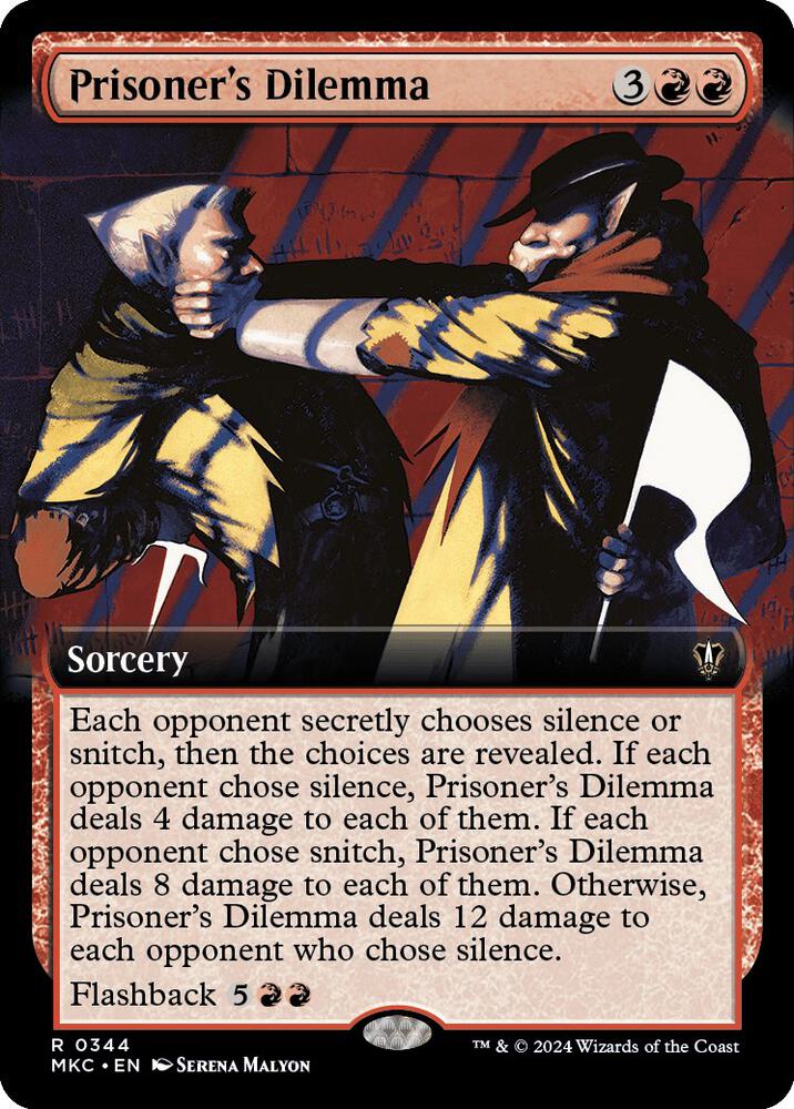Prisoner's Dilemma (Extended Art) card image