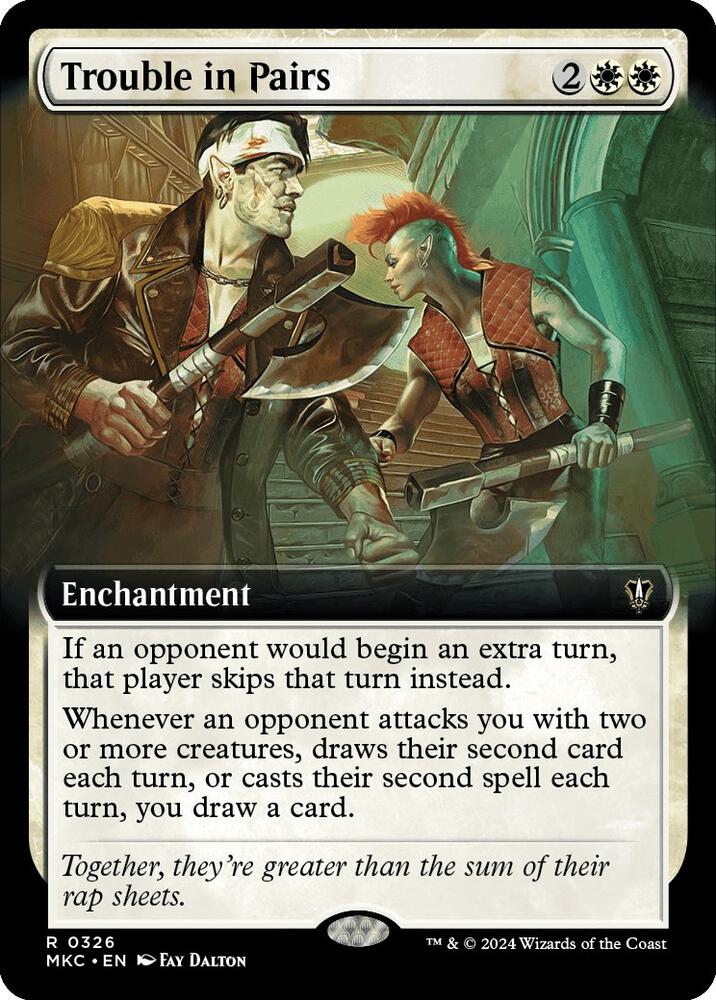 Trouble in Pairs (Extended Art) card image