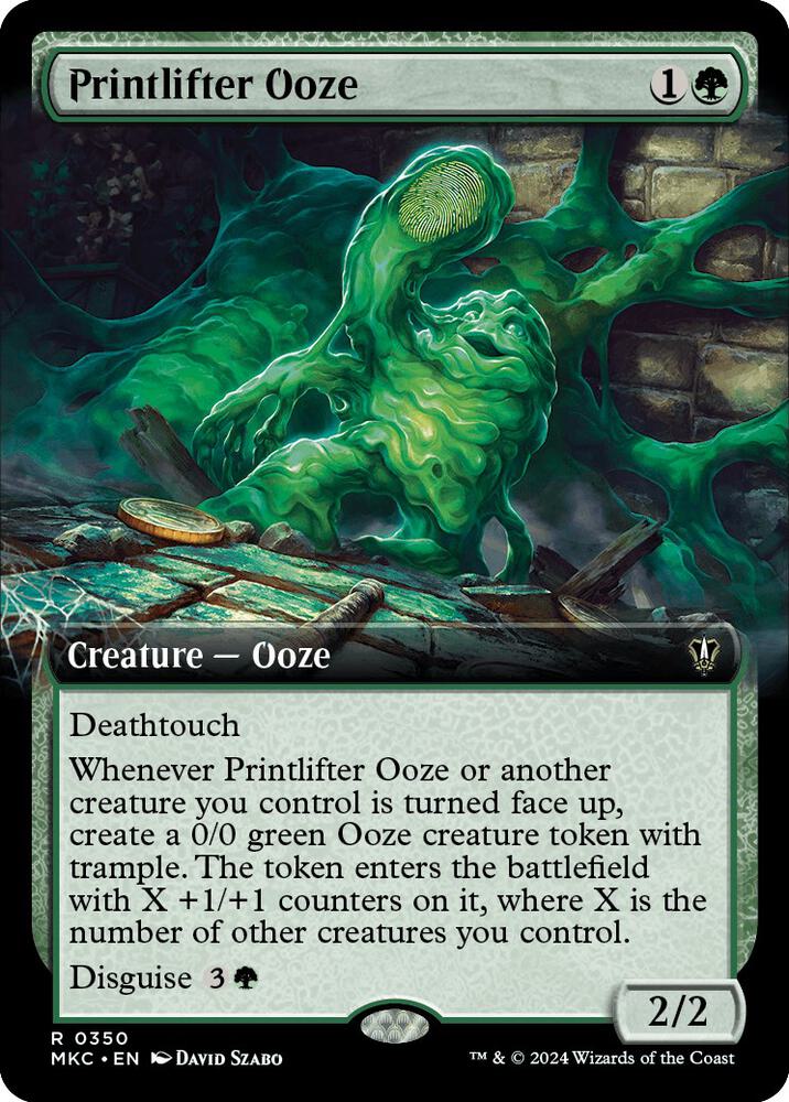 Printlifter Ooze (Extended Art) card image