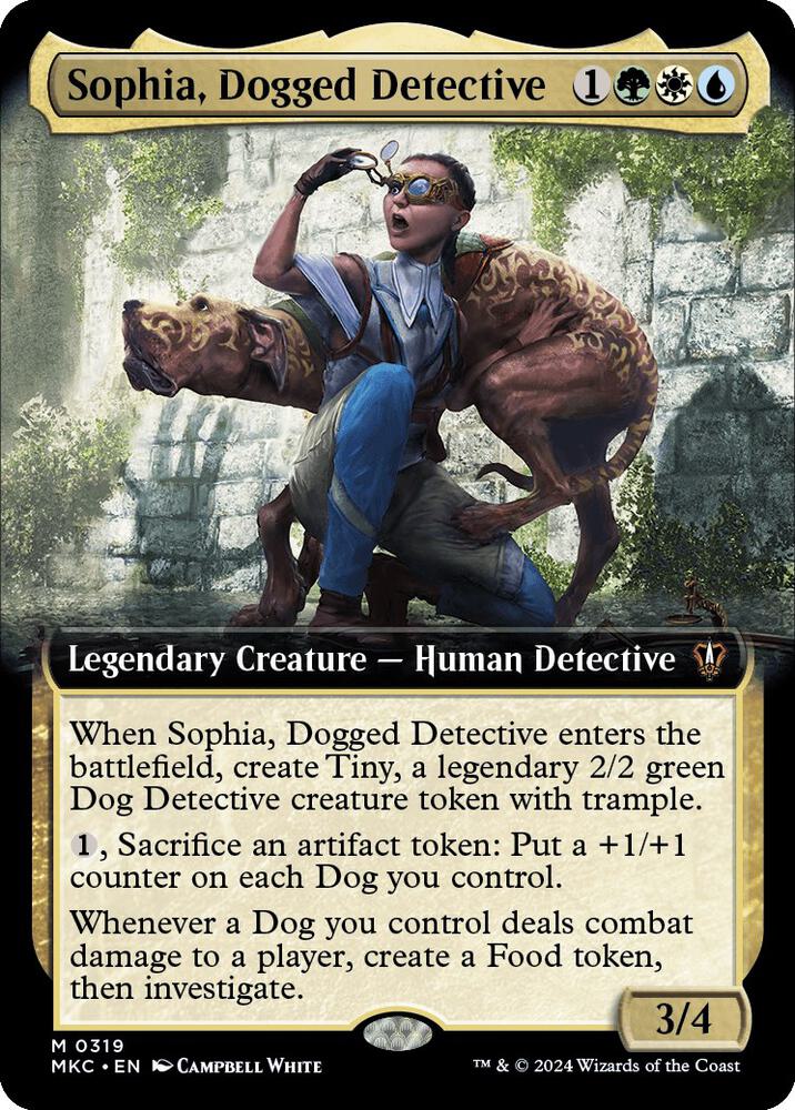 Sophia, Dogged Detective (Extended Art) card image