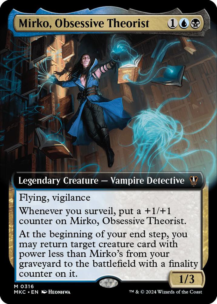 Mirko, Obsessive Theorist (Extended Art) card image