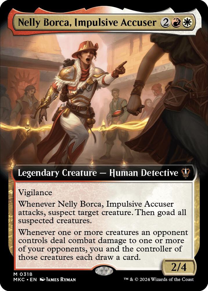 Nelly Borca, Impulsive Accuser (Extended Art) card image