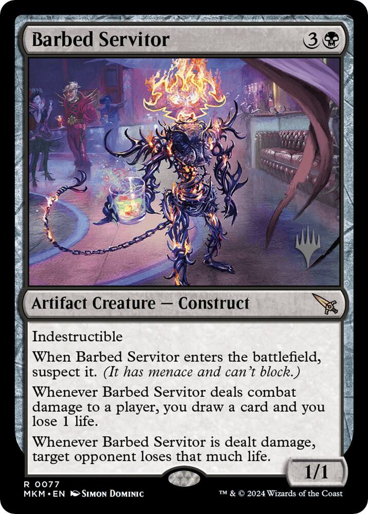 Barbed Servitor card image