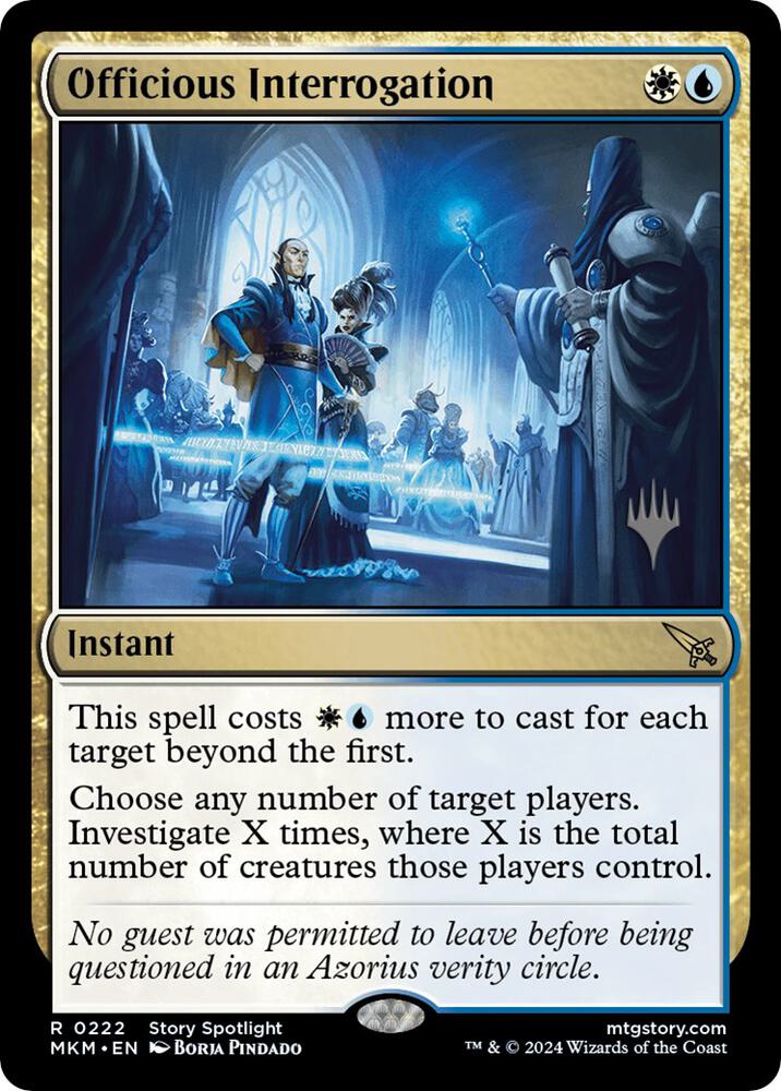 Officious Interrogation card image