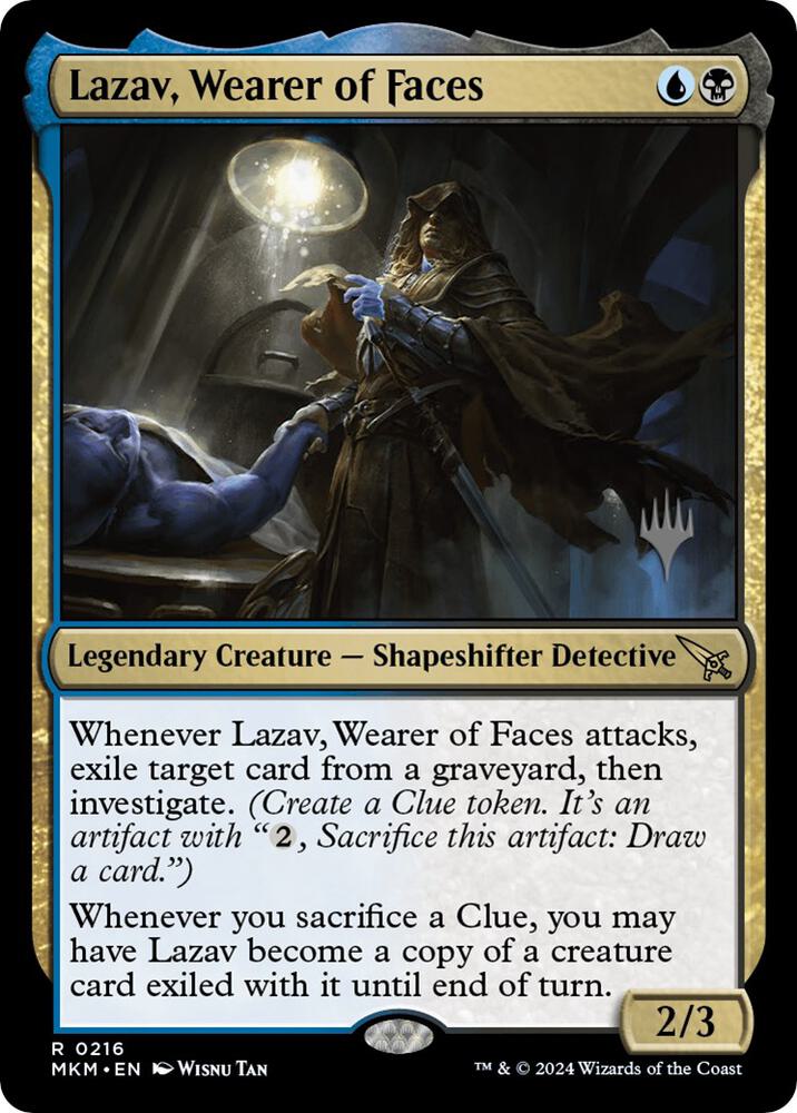 Lazav, Wearer of Faces card image