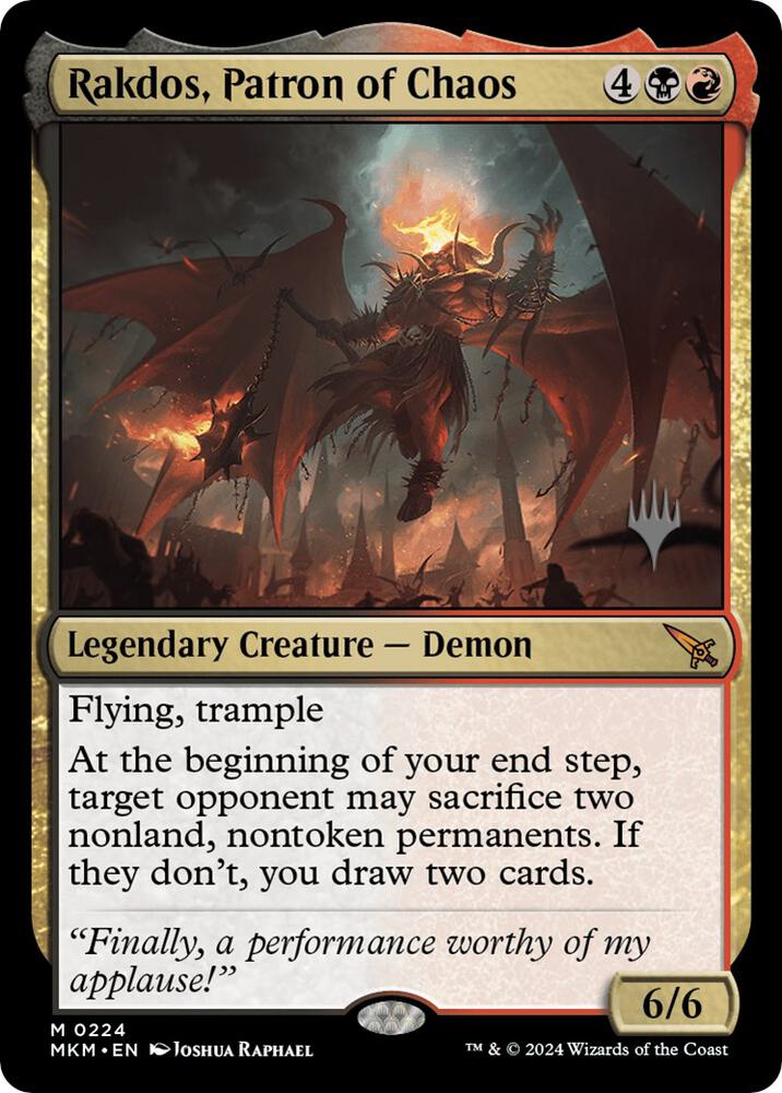 Rakdos, Patron of Chaos card image
