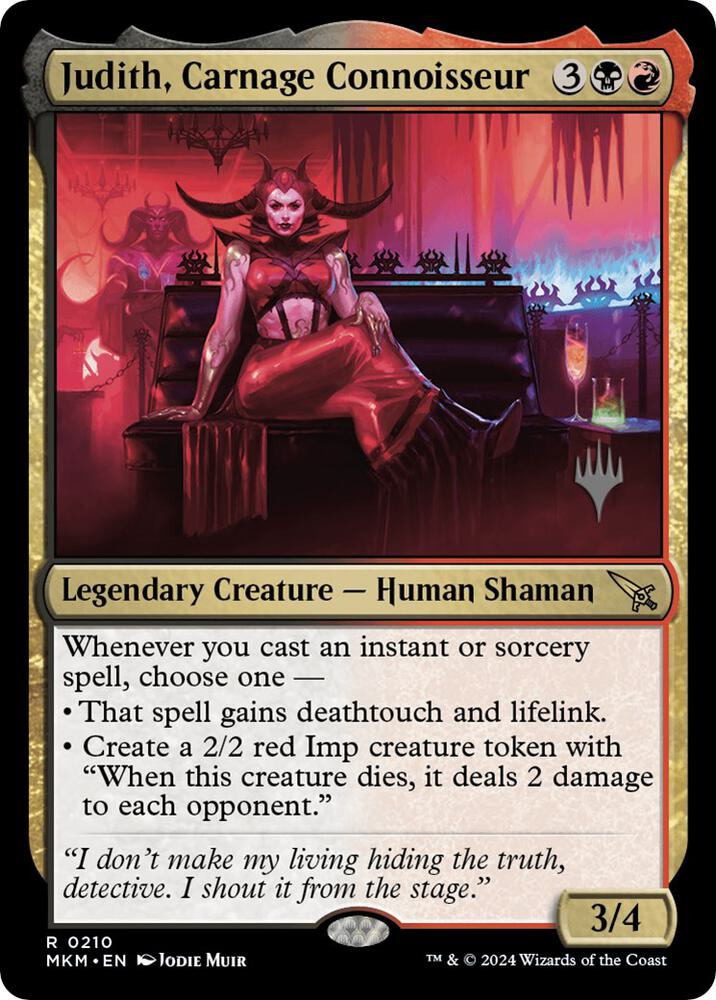 Judith, Carnage Connoisseur card image