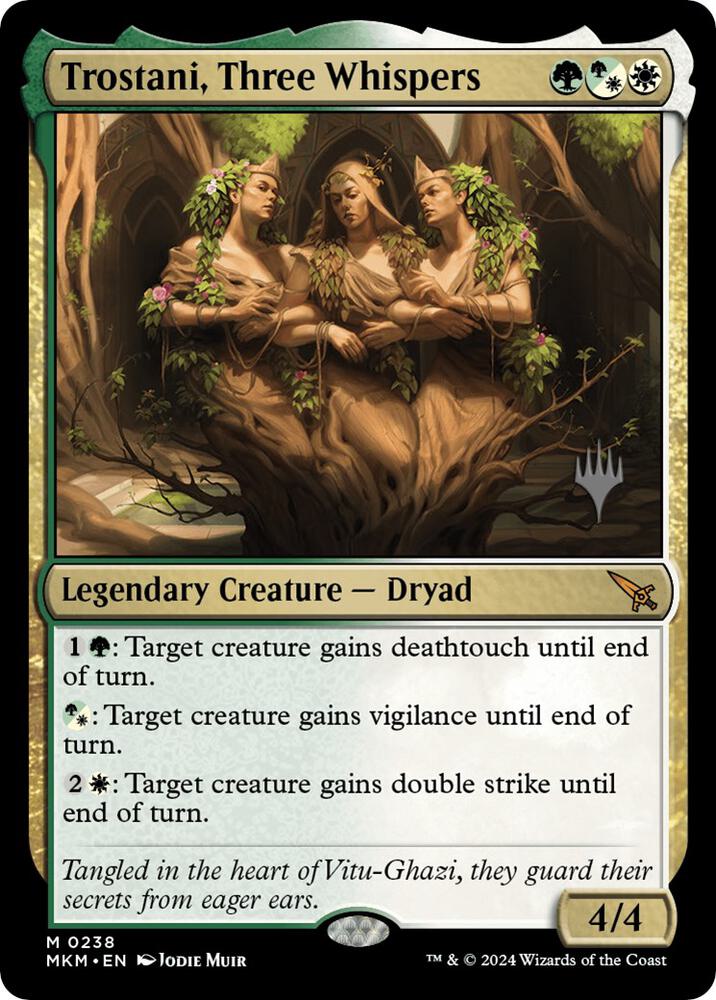 Trostani, Three Whispers card image