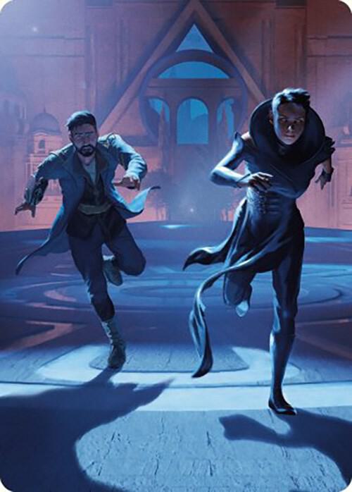 Unauthorized Exit Art Card card image