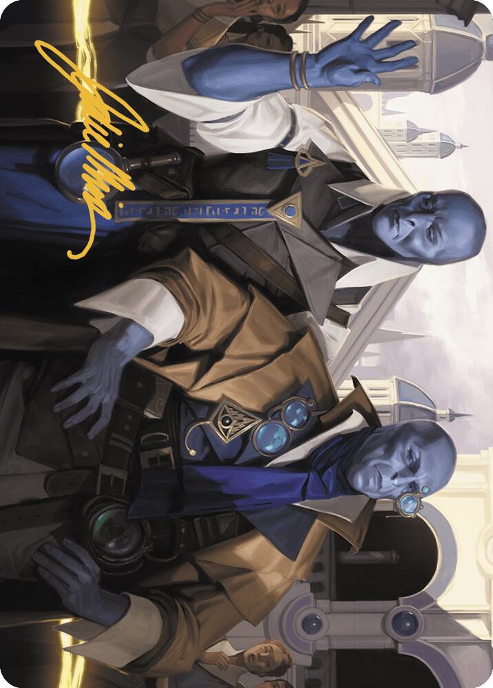 Hotshot Investigators Art Card (Gold-Stamped Signature) card image
