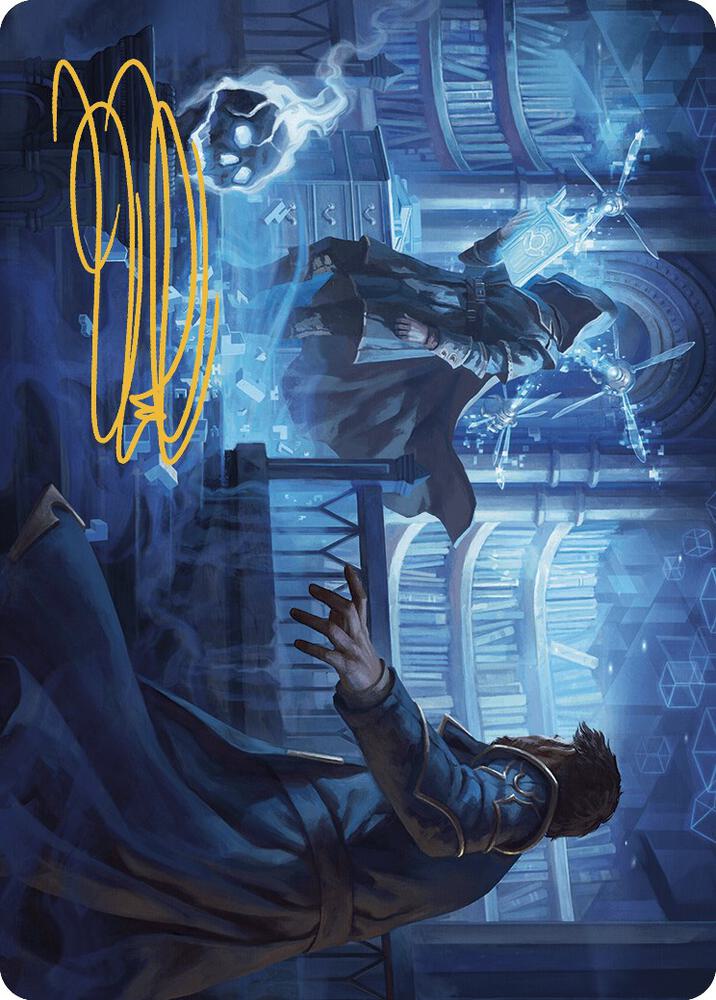 Intrude on the Mind Art Card (Gold-Stamped Signature) card image