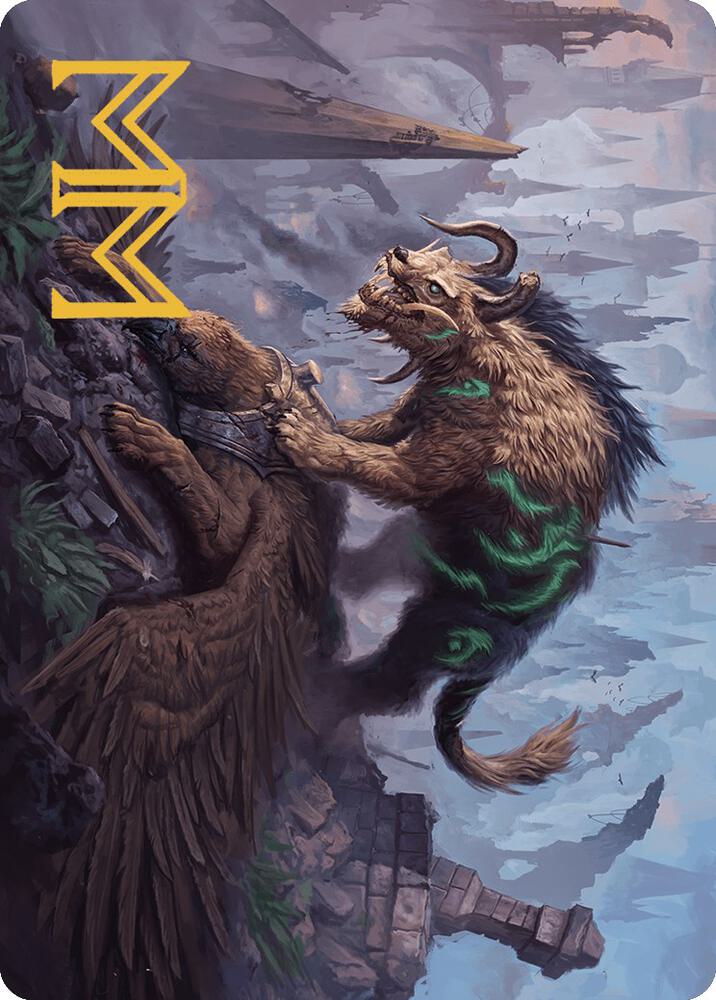 Axebane Ferox Art Card (Gold-Stamped Signature) card image