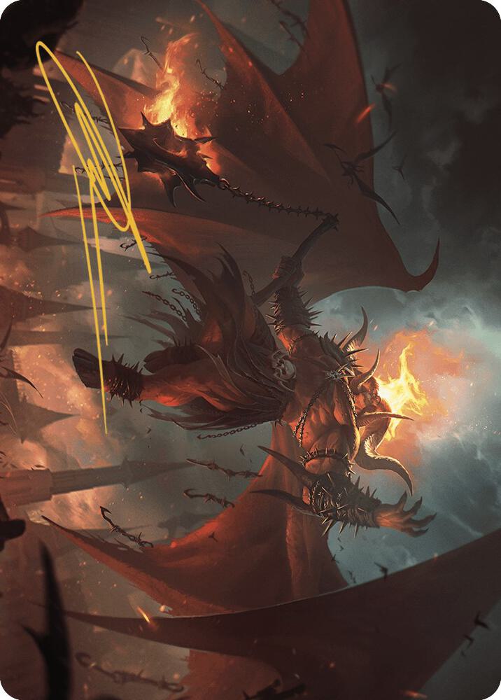 Rakdos, Patron of Chaos Art Card (22/49) (Gold-Stamped Signature) card image
