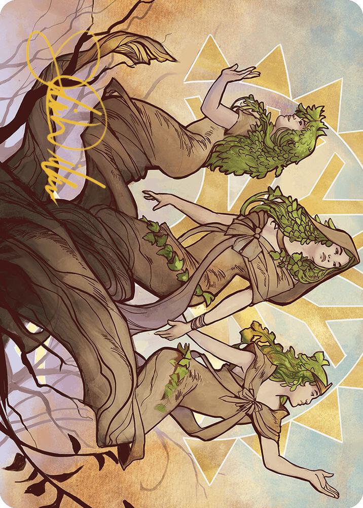 Trostani, Three Whispers Art Card (Gold-Stamped Signature) card image