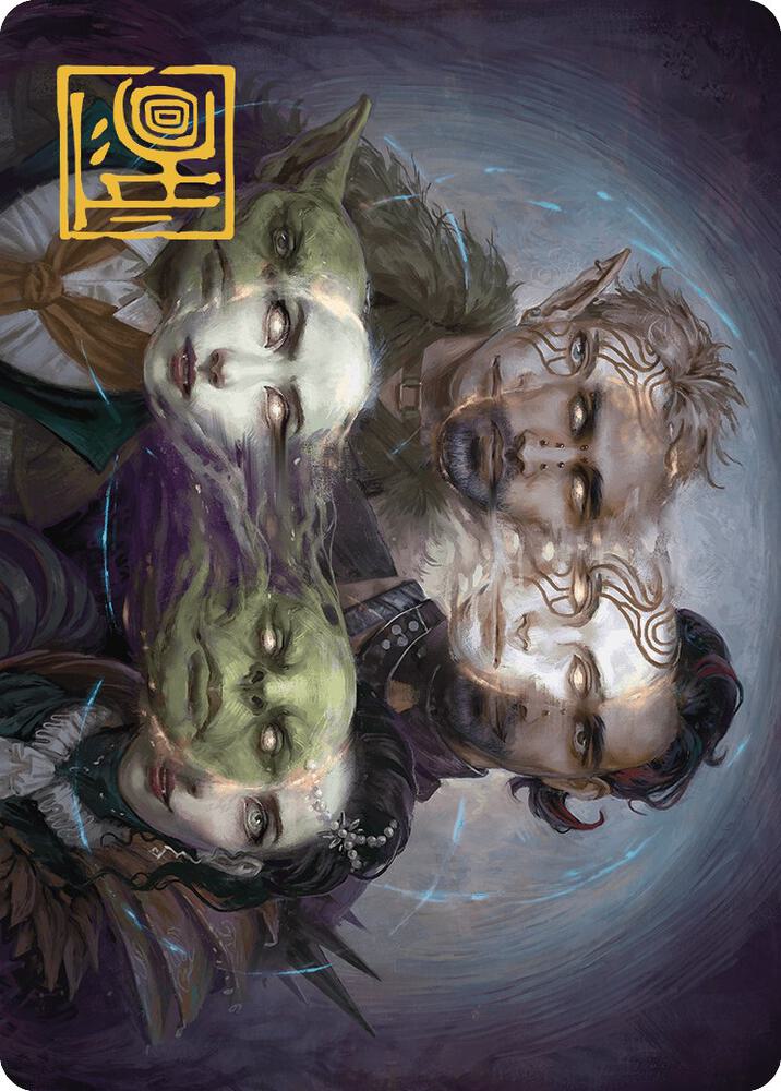 Illicit Masquerade Art Card (Gold-Stamped Signature) card image
