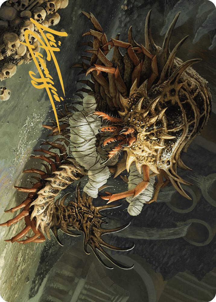 Rot Farm Mortipede Art Card (Gold-Stamped Signature) card image