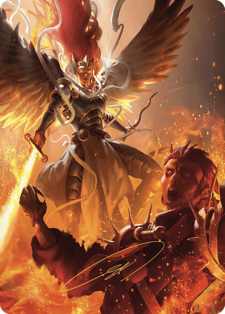 Warleader's Call Art Card (35/49) (Gold-Stamped Signature) card image