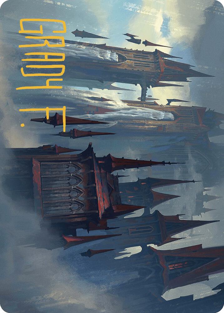Thundering Falls Art Card (Gold-Stamped Signature) card image