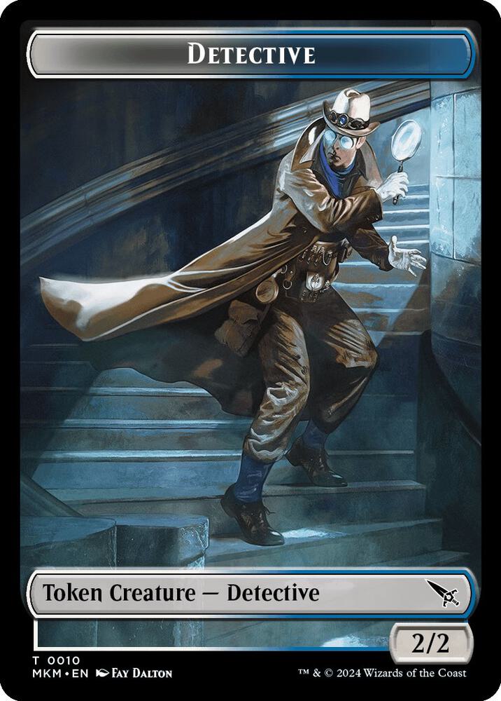 Detective // Skeleton Double-Sided Token card image