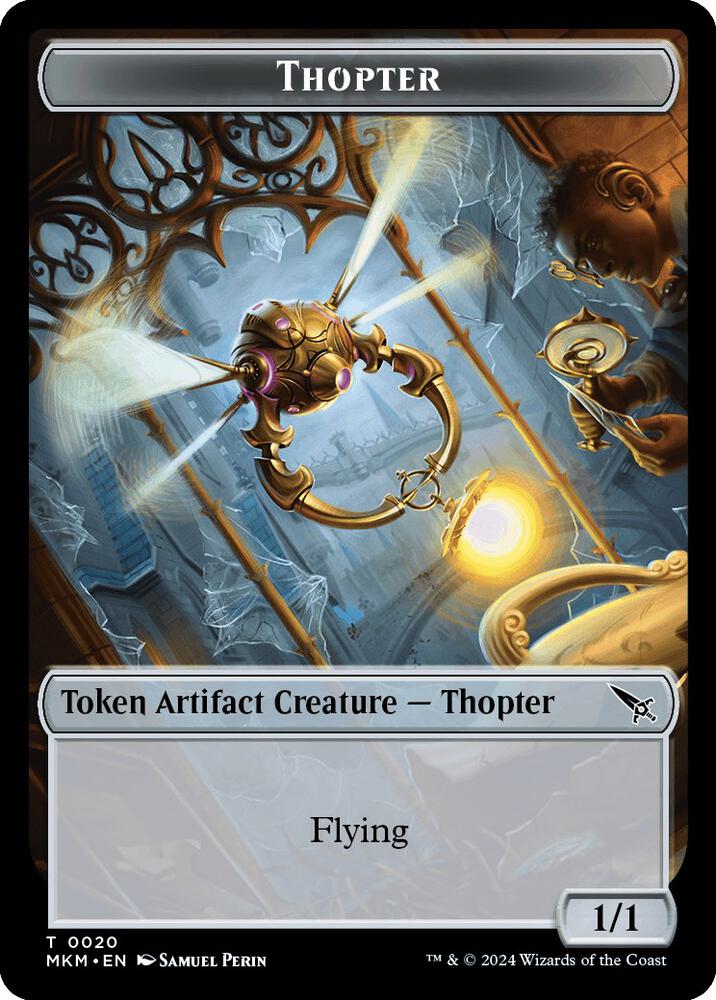 Thopter (0020) // Plant Double-Sided Token card image