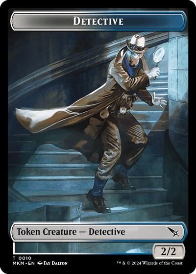 Detective // Ooze Double-Sided Token card image