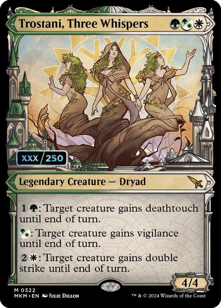 Trostani, Three Whispers (Serial Numbered) card image