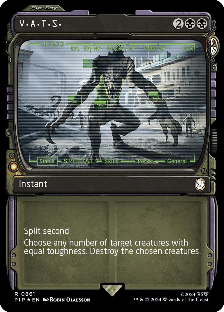 V.A.T.S. (Showcase) (Surge Foil) card image
