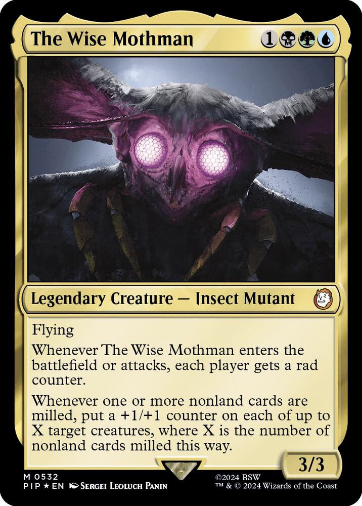 The Wise Mothman (Surge Foil) card image