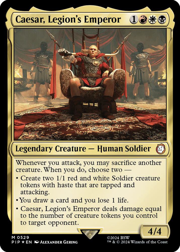 Caesar, Legion's Emperor (Surge Foil) card image