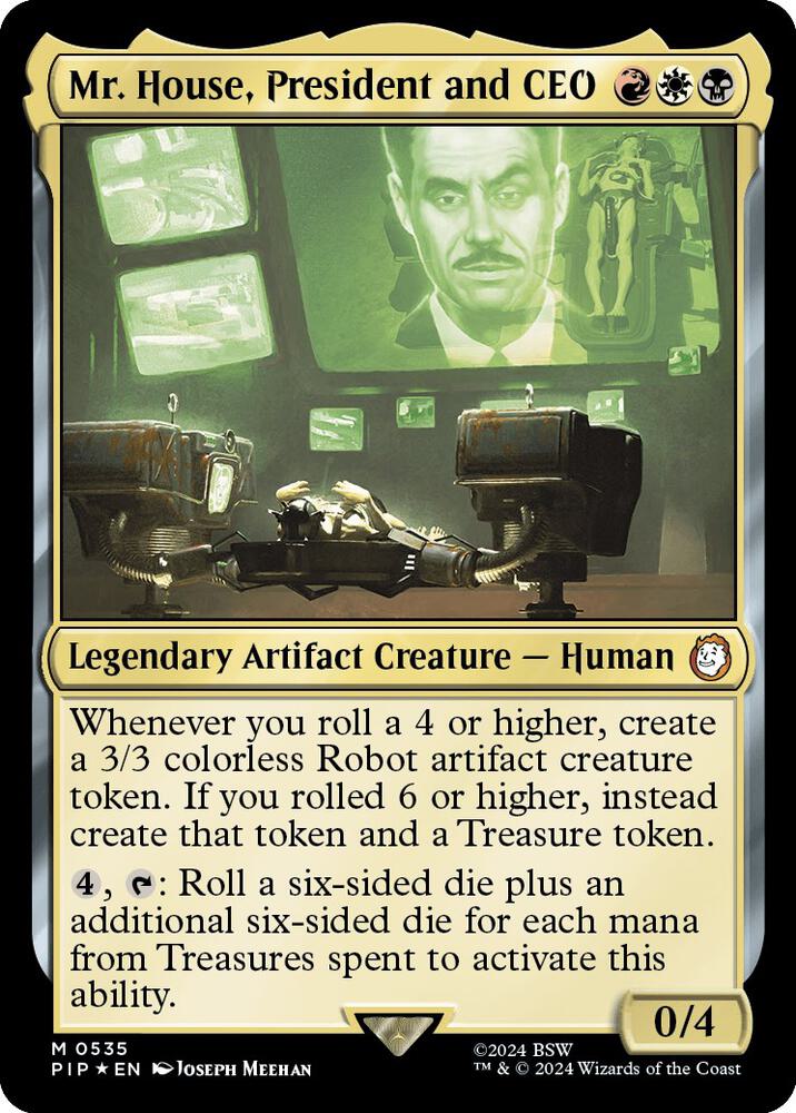 Mr. House, President and CEO (Surge Foil) card image