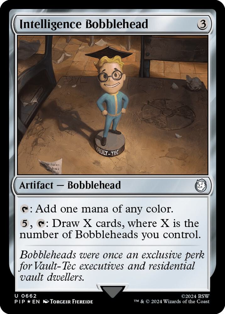 Intelligence Bobblehead (Surge Foil) card image