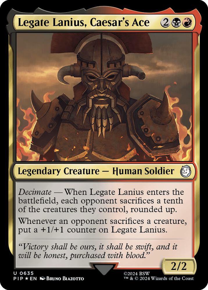 Legate Lanius, Caesar's Ace (Surge Foil) card image