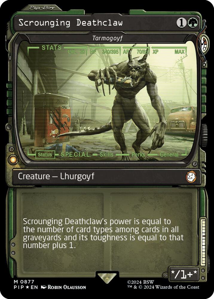 Scrounging Deathclaw - Tarmogoyf (Showcase) (Surge Foil) card image