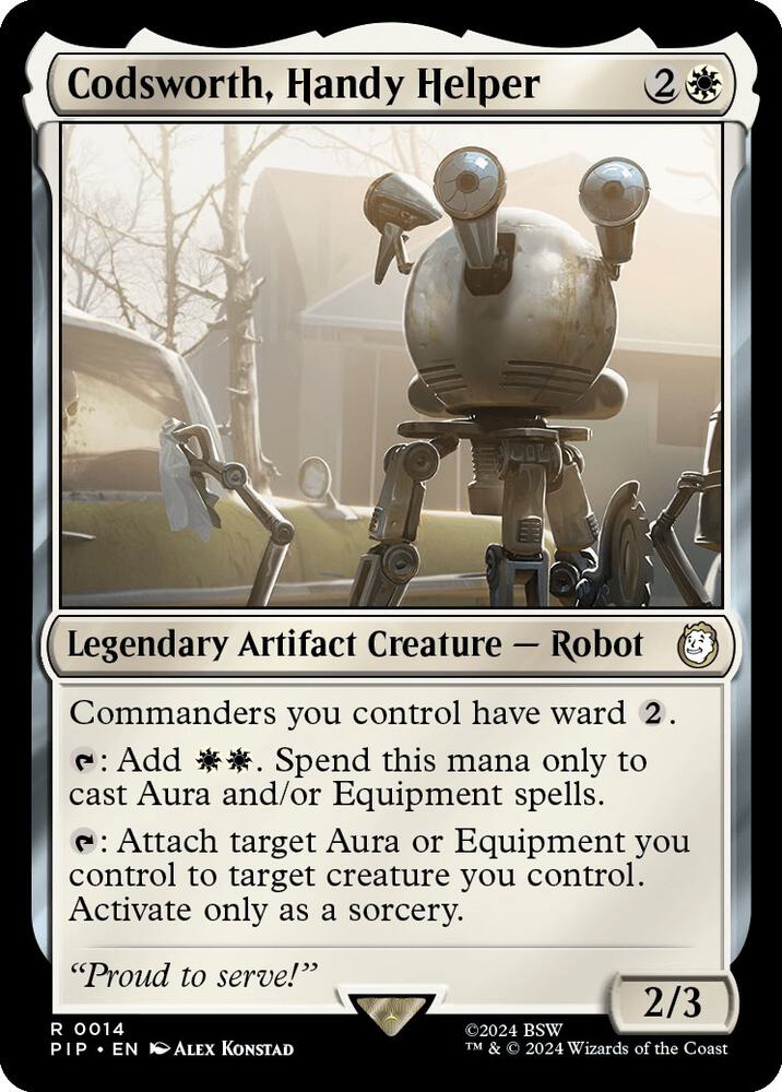Codsworth, Handy Helper card image