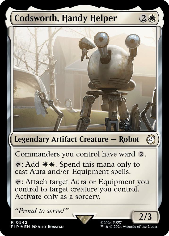 Codsworth, Handy Helper (Surge Foil) card image