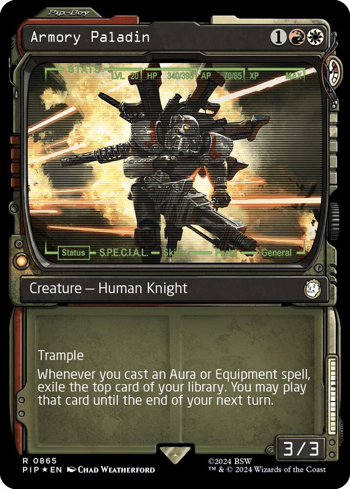 Armory Paladin (Showcase) (Surge Foil) card image