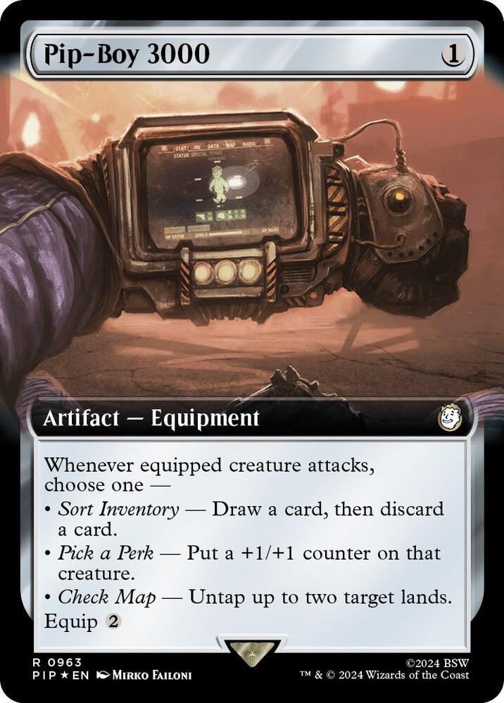Pip-Boy 3000 (Extended Art) (Surge Foil) card image