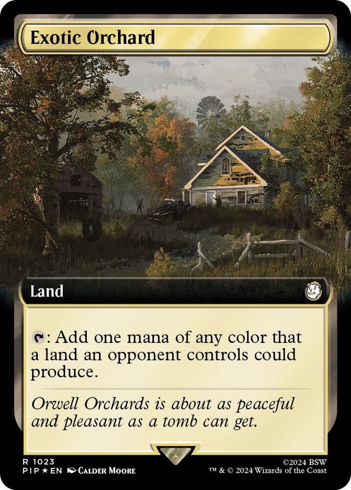 Exotic Orchard (Extended Art) (Surge Foil) card image