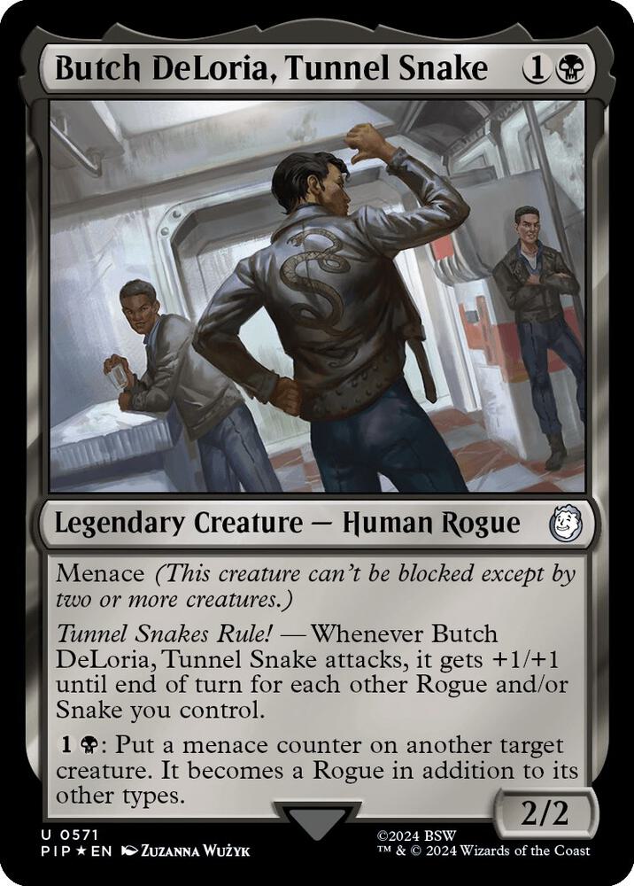 Butch DeLoria, Tunnel Snake (Surge Foil) card image