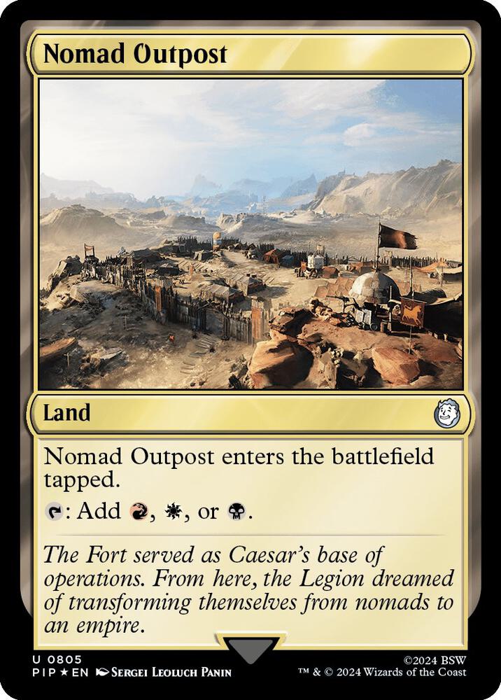 Nomad Outpost (Surge Foil) card image